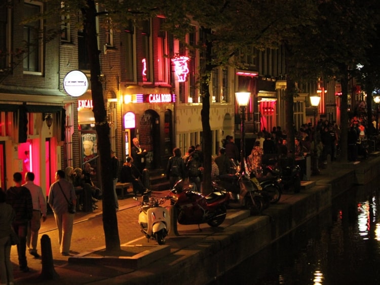 Red Light District on the Oudezijds Achterburgwal